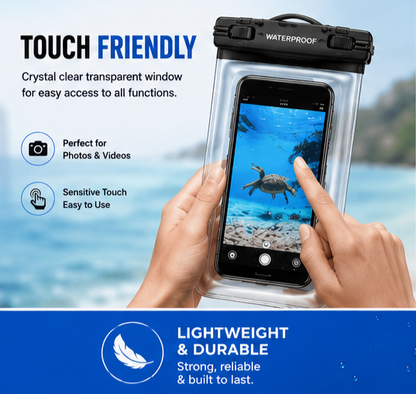 Get 2 Waterproof Mobile Pouches for Just ₹329