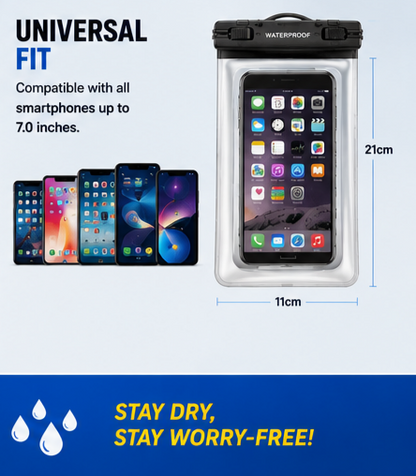 Get 2 Waterproof Mobile Pouches for Just ₹329